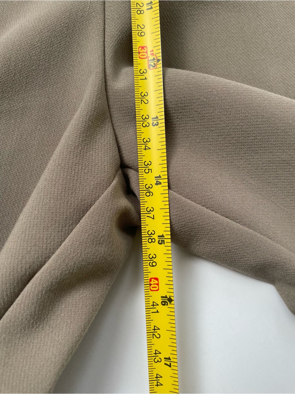 Smash + Tess Trouser Pants S Mushroom Taupe Wide Leg Career Classic Corporate - Picture 11 of 12